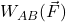 W_{AB}(\vec{F})