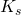 \pd K_s